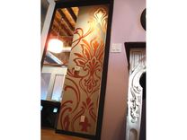 Decorative Metallic Copper Damask Design Mural By Visionary Mural Co. 1 small