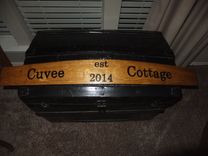 Barrel Stave Cellar Sign--Personalized 6 small