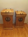 Rustic Wood Trash Can 6 small