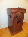 Rustic Wood Trash Can 8 small