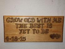 Personalized Wooden Plaque 6 small