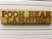 Wooden Outdoor Cedar Signs 5 small
