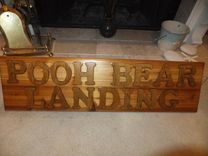 Wooden Outdoor Cedar Signs 6 small