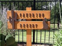 Wooden Outdoor Cedar Signs 1 small