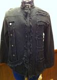 Rock Star Punk Denim Jacket 1 small