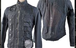 Rock Star Punk Denim Jacket 5 small