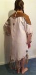 American Native Dress/ Genuine Leather Trim 2 small