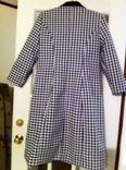 Wool Houndstooth Dress Coat 5 small