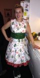 Custom )Grinch Or Fun Christmas Fabric) Dress 1 small