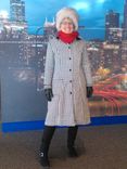 Wool Houndstooth Dress Coat 1 small
