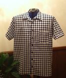 Houndstooth Short Sleeve Shirt 1 small