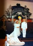 Miniature Bride Dress 1 small