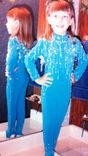Hand Beaded Jumpsuit.. Great For Competitions 1 small