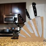 Knife Block - Solid Oak - Sunny Afternoon 1 small