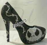 Nightmare Before Christmas Heels (Jack Skellington 4 Inch Pumps) 1 small