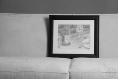 Original Realistic Pencil Drawing (14x11) "Tableau" 4 small