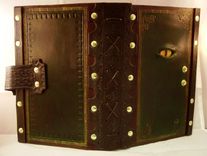 Handcrafted Leather Kindle Nook Cover 4 small