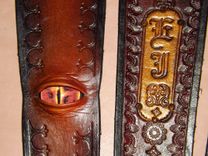 Handcrafted Leather Guitar Straps 2 small