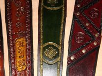 Handcrafted Leather Guitar Straps 3 small