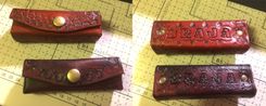Handcrafted Leather Harmonica Cases 6 small