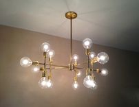 Modern Contemporary Light Piano Light - Multiple Light Edison Bulb Chandelier Lamp 2 small