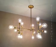 Modern Contemporary Light Piano Light - Multiple Light Edison Bulb Chandelier Lamp 1 small