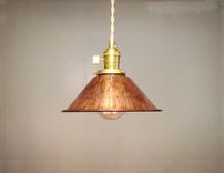 Weathered Copper Pendant Edison Loft Lamp - Vintage Industrial Hanging Light - Mix And Match 1 small
