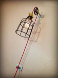Industrial Reclaimed Pulley Wall Edison Loft Light 2 small