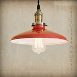 Design Your Own Industrial Pendant Loft Light Fixture Metal Porcelain Enamel Vintage 1 small