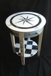 Hand Painted Southern California Themed Accent Table 1 small