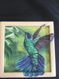 Hummingbird Hand Painted Small Box 6 small