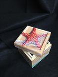 Red Sea Star Hand Painted Small Box 4 small