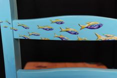 Hand Painted Underwater Shipwreck Chair 6 small