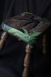 Hand Painted Dinosaur Footprint Child's Footstool 6 small