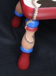 Hand Painted Western Themed Child's Footstool 5 small