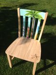Hand Painted Girl's Surfboard Themed Accent Chair 1 small