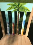 Hand Painted Girl's Surfboard Themed Accent Chair 3 small