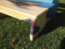 Hand Painted Shipwreck Theme Stepstool 2 small
