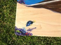 Hand Painted Shipwreck Theme Stepstool 5 small