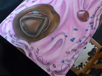 Hand Painted Child's Table And Chairs Set 2 small