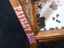 Hand Painted Child's Table And Chairs Set 3 small