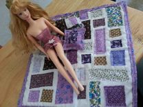 Barbie Doll Quilt & Pillows 3 small