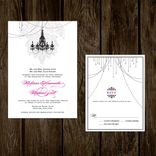 Wedding Invitations Damask Chandelier 1 small