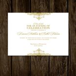 Southern Peach Wedding Invitations 4 small