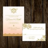 Southern Peach Wedding Invitations 1 small