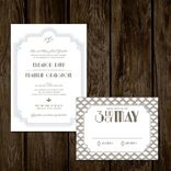 Wedding Invitations Art Deco 2 small