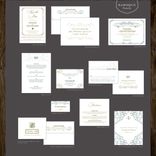 Ornate Border Wedding Invitations 3 small