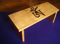 Ancient Om Meditation Bench 1 small