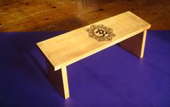 Meditation Bench Om Symbol 1 small