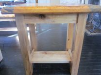 Spalted Curly Maple Side Table With Live Edge Pine 4 small